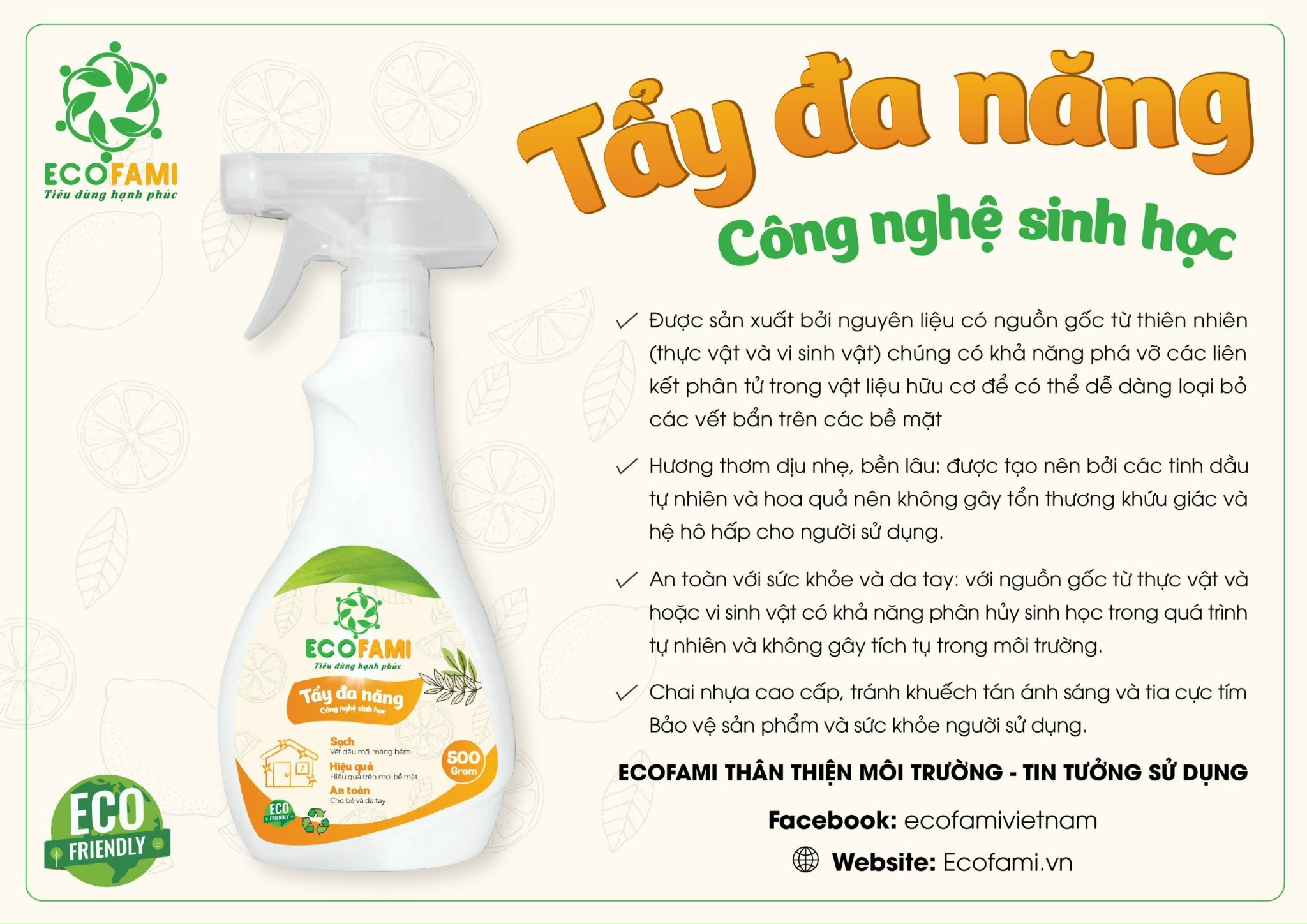 Nước tẩy đa năng Ecofami