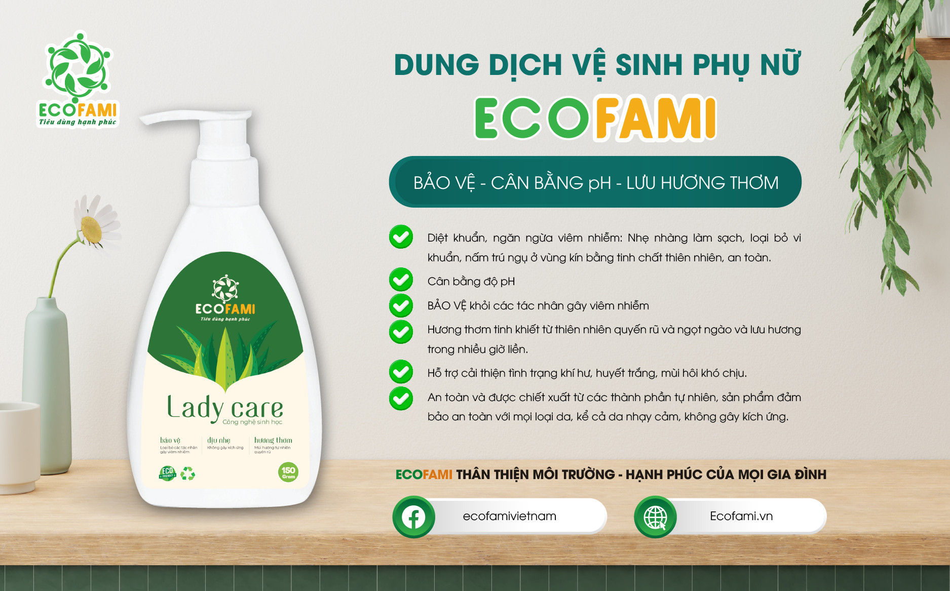 Dung dich vệ sinh phụ nữ Ecofami