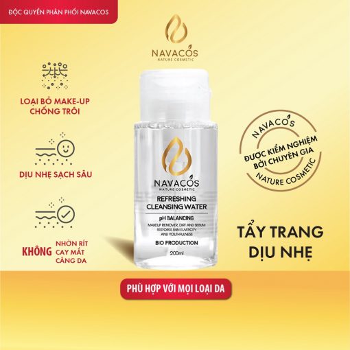 Nước Tẩy Trang làm sạch sâu Navacos