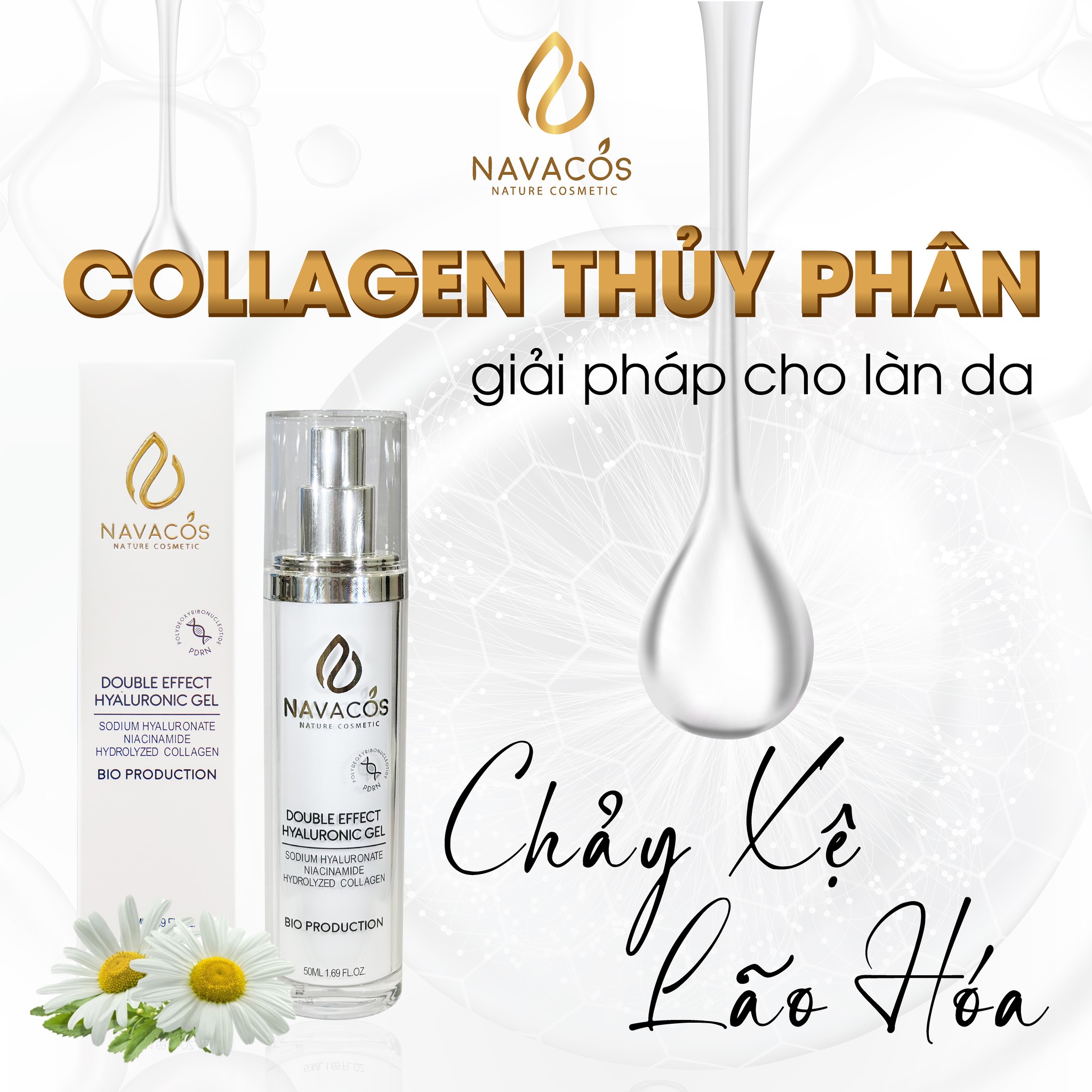 Gel Thần HA Dưỡng Ẩm, Khóa ẩm - Navacos