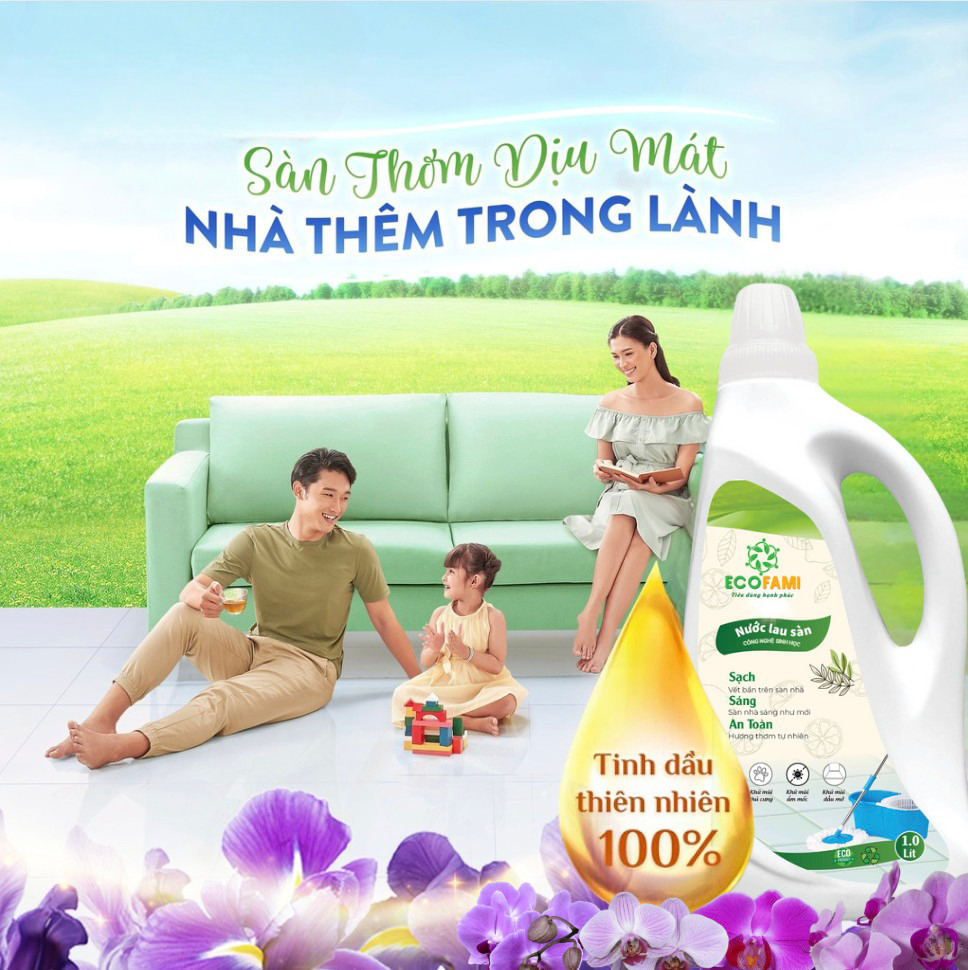 Nước Lau Sàn Ecofami 1L – Giải Pháp Làm Sạch Tự Nhiên, An Toàn Cho Sức Khỏe và Môi Trường