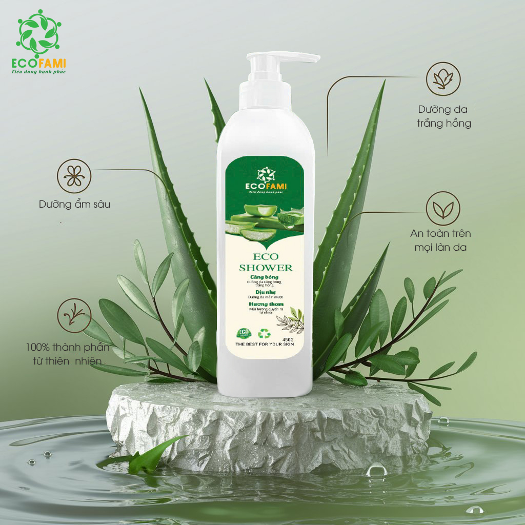 Sữa tắm dưỡng da sinh học  Eco Shower 450gr