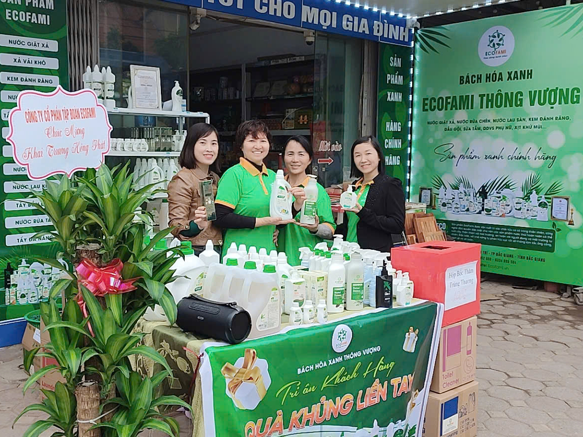 ECOFAMI Chính Thức Khai Trương Điểm Bán Mới Tại Bắc Giang – BHX ECOFAMI Thông Vượng