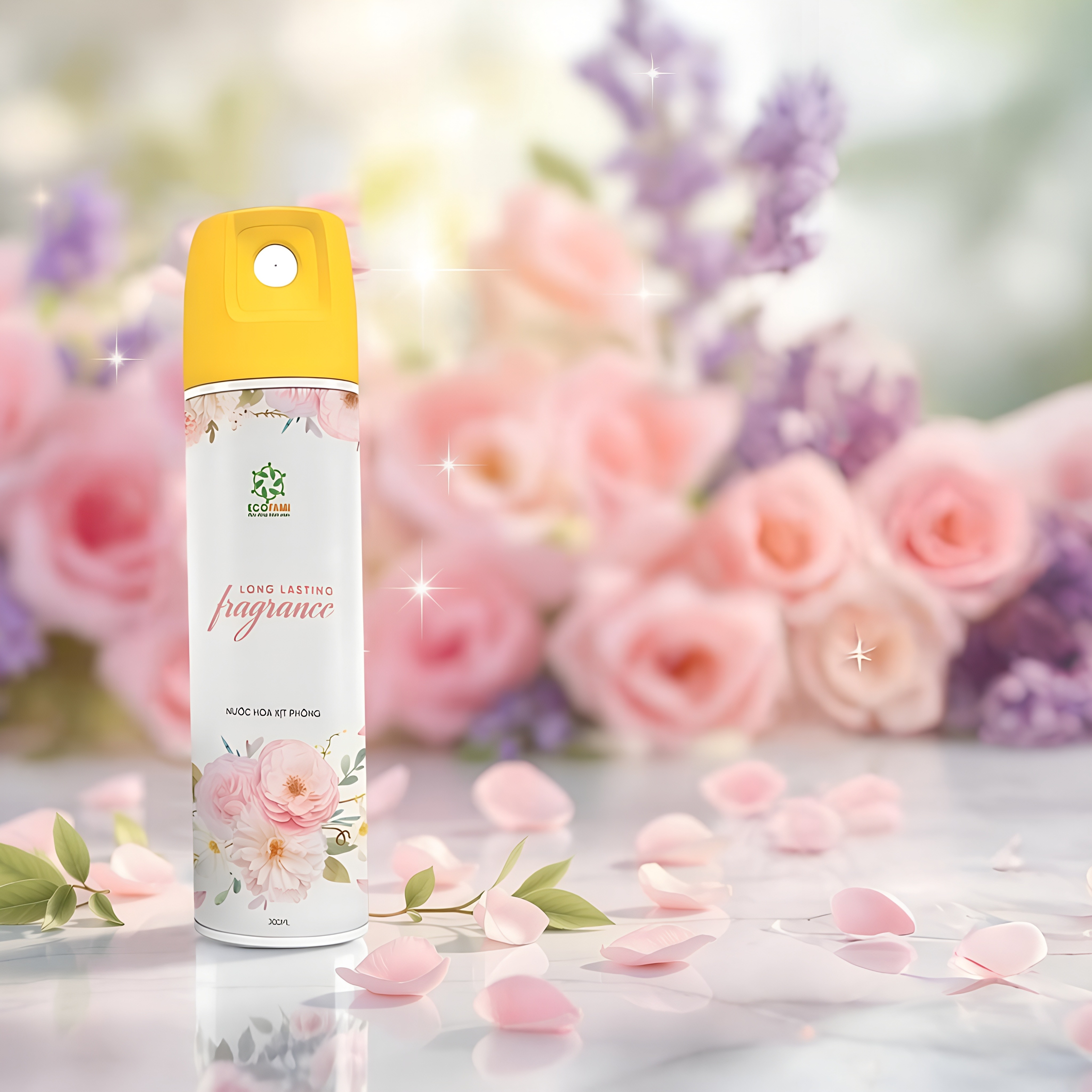 Nước Hoa Xịt Phòng Ecofami 300ml – Thơm Lâu, Dịu Nhẹ, An Toàn Cho Mọi Không Gian