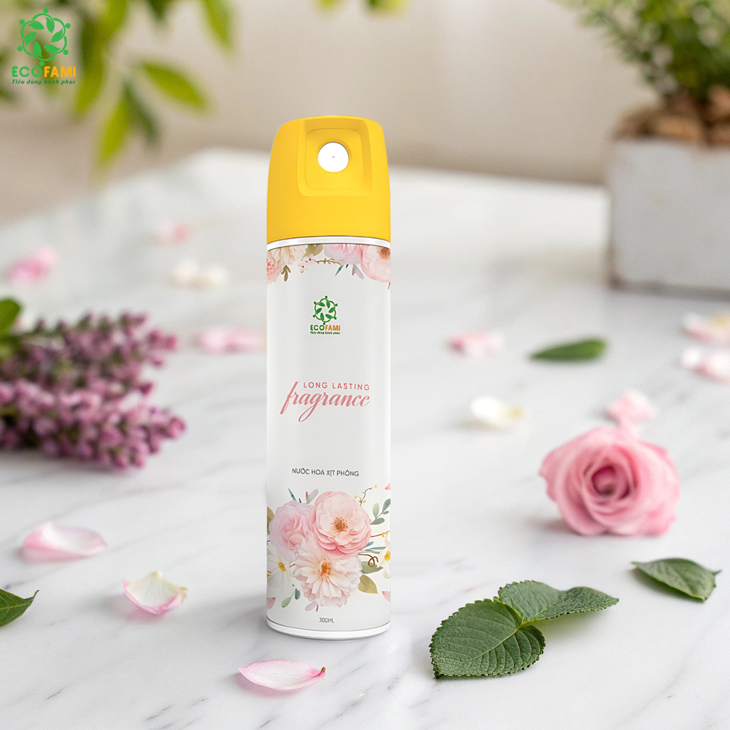 Nước Hoa Xịt Phòng Ecofami 300ml – Thơm Lâu, Dịu Nhẹ, An Toàn Cho Mọi Không Gian
