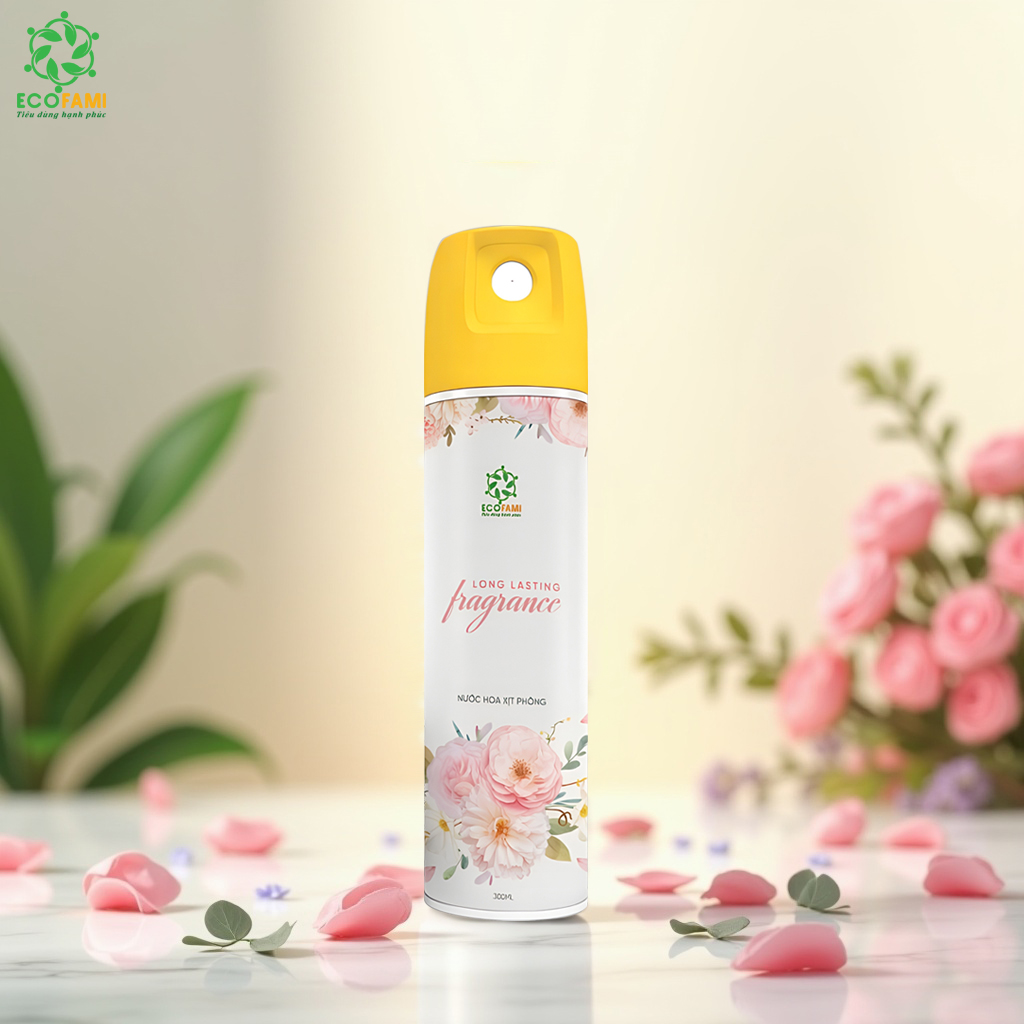 Nước Hoa Xịt Phòng Ecofami 300ml – Thơm Lâu, Dịu Nhẹ, An Toàn Cho Mọi Không Gian