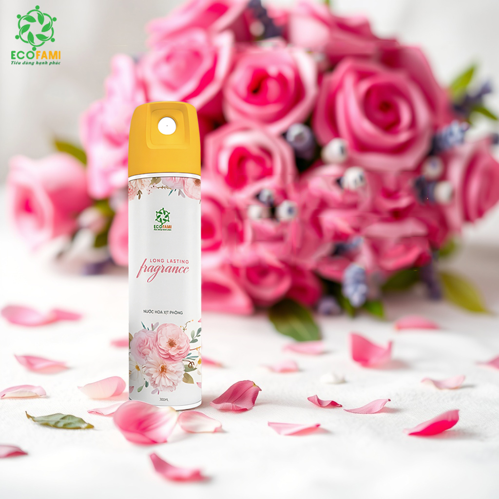 Nước Hoa Xịt Phòng Ecofami 300ml – Thơm Lâu, Dịu Nhẹ, An Toàn Cho Mọi Không Gian
