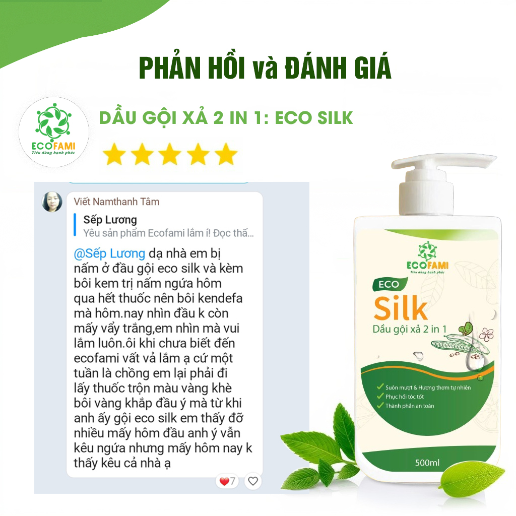 Gội xả 2 trong 1 - Eco Silk
