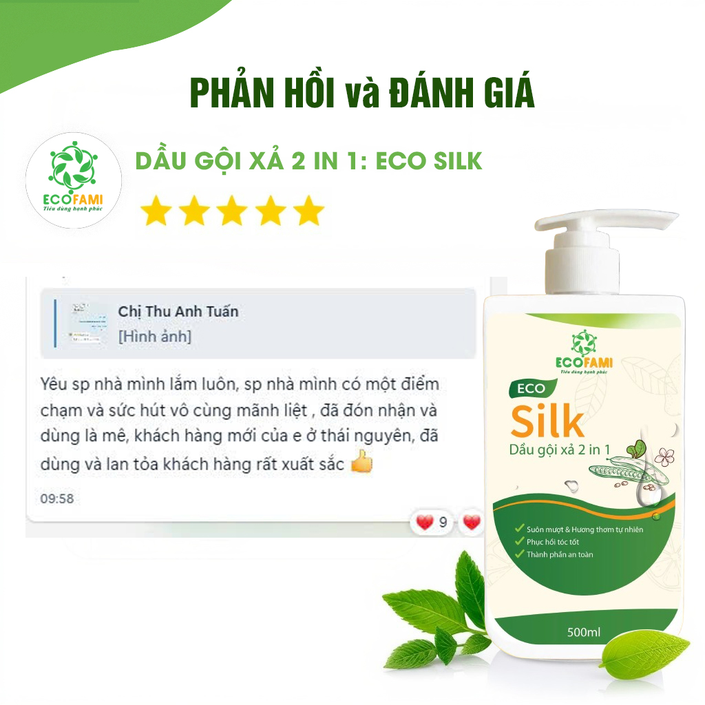 Gội xả 2 trong 1 - Eco Silk