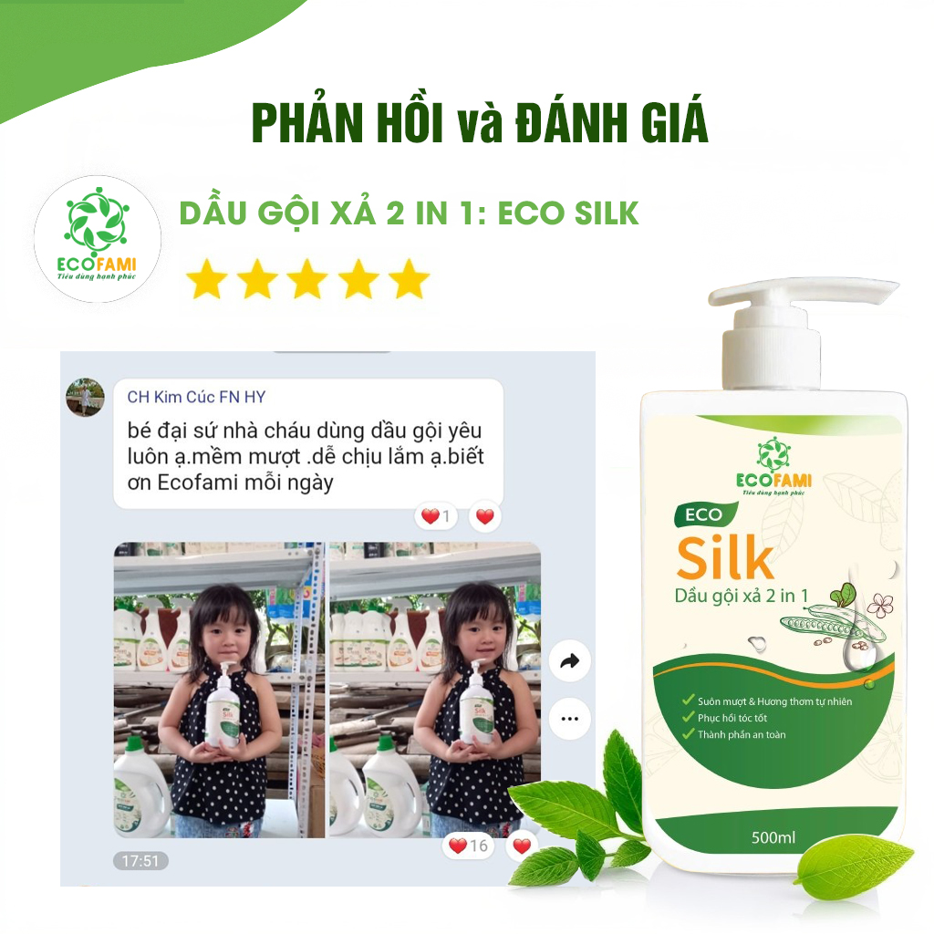 Gội xả 2 trong 1 - Eco Silk