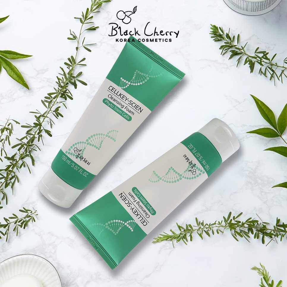 Sữa Rửa Mặt Tế Bào Gốc Trà Xanh Cellkey 150ml – Giải Pháp Làm Sạch Sâu Cho Da Dầu Mụn Nhạy Cảm