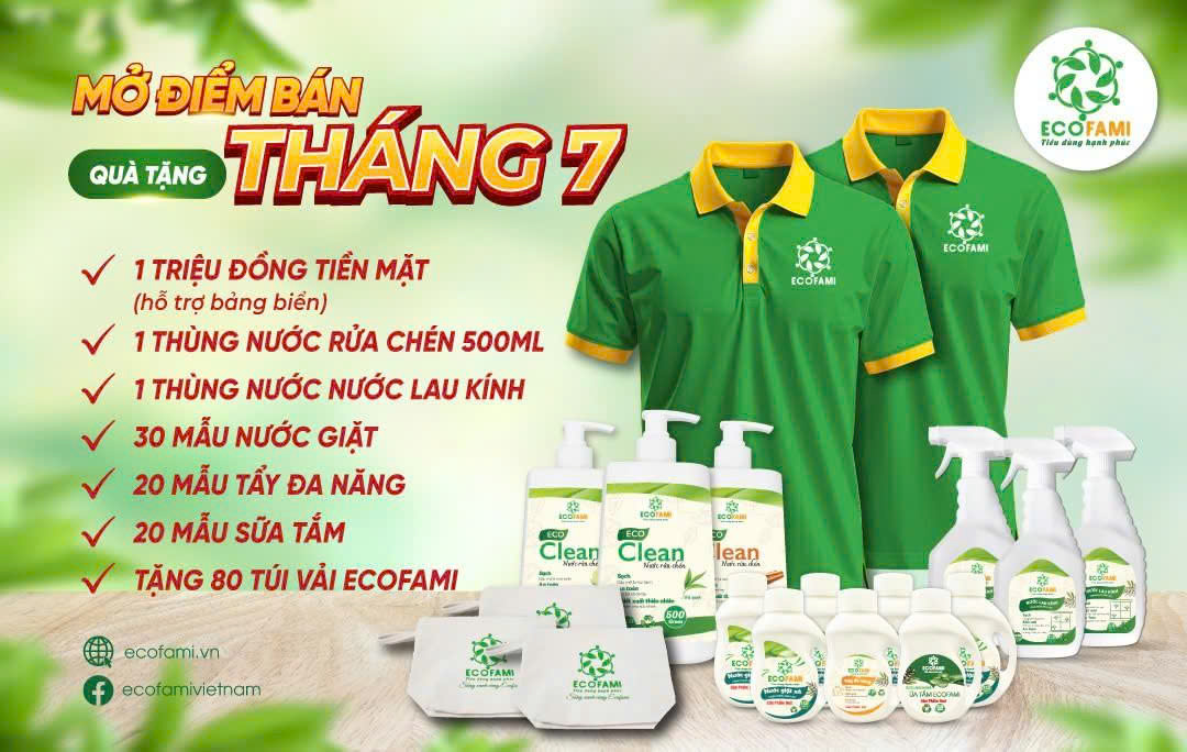 Chúc mừng 2 điểm bán Ecofami khai trương rực rỡ – Lan tỏa hệ sinh thái xanh, lành, sạch