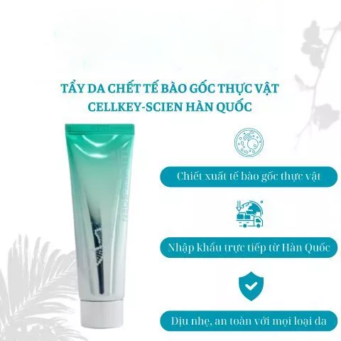 TẨY DA CHẾT TẾ BÀO GỐC HÀN QUỐC CELLKEY-SCIEN WHITE PEELING GEL 80ML – LÀM SẠCH SÂU, DỊU NHẸ, CẤP ẨM SÁNG DA