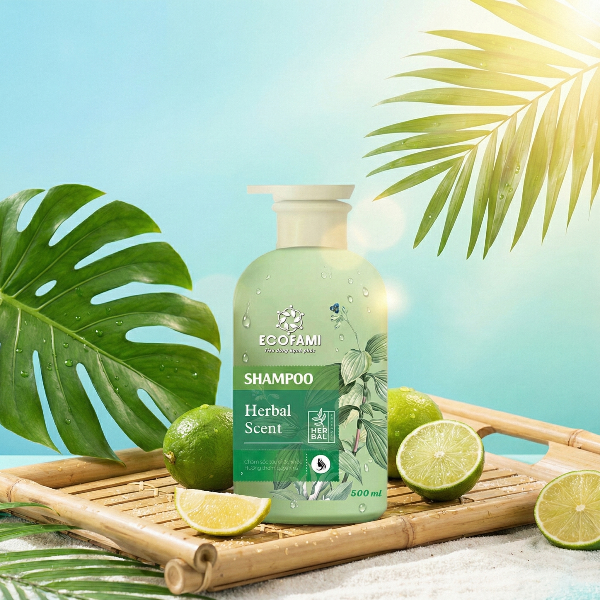 Dầu Gội Shampoo Ecofami Herbal Scent  - 500ML