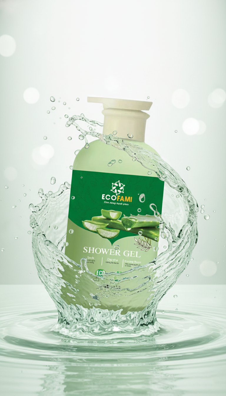 Sữa Tắm Ecofami Shower Gel 500ml – Sạch dịu nhẹ, da khỏe mỗi ngày