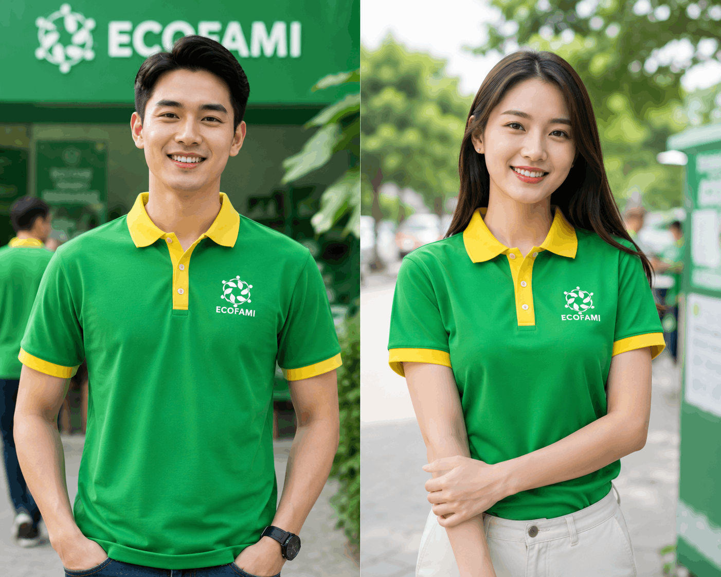 Áo Đồng Phục Ecofami: Mặc Mát, Form Chuẩn, Tiện Lợi Cho Mọi Hoạt Động