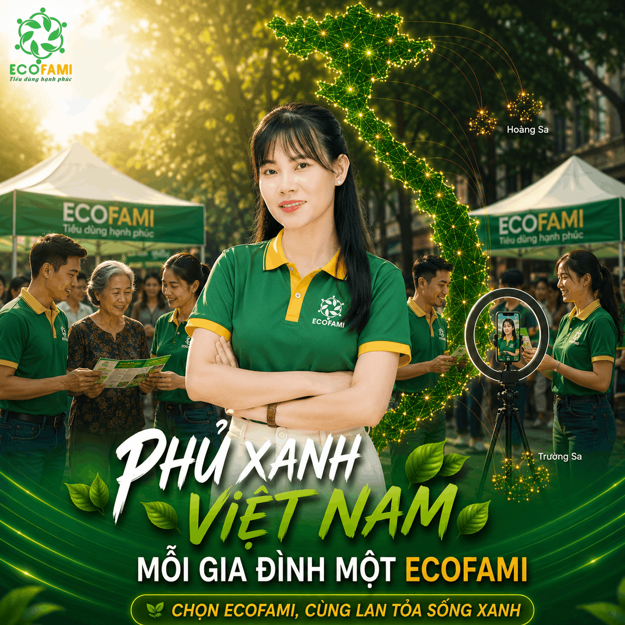 Áo Đồng Phục Ecofami: Mặc Mát, Form Chuẩn, Tiện Lợi Cho Mọi Hoạt Động