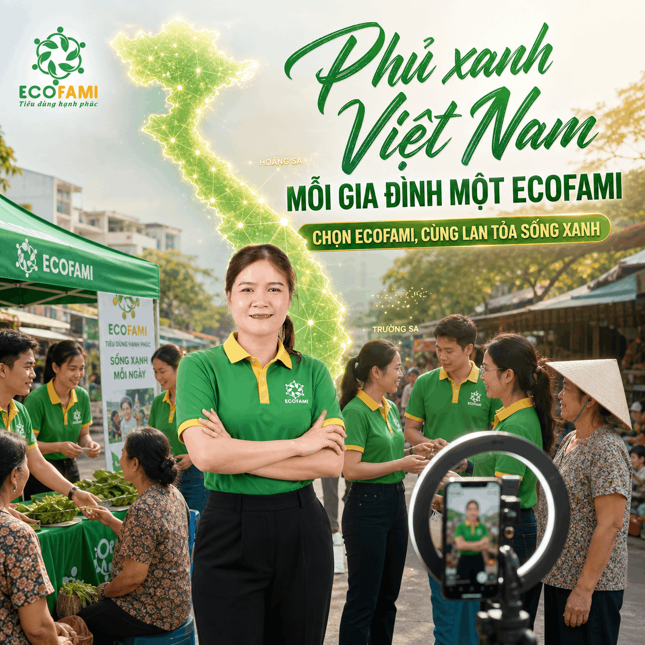 Áo Đồng Phục Ecofami: Mặc Mát, Form Chuẩn, Tiện Lợi Cho Mọi Hoạt Động