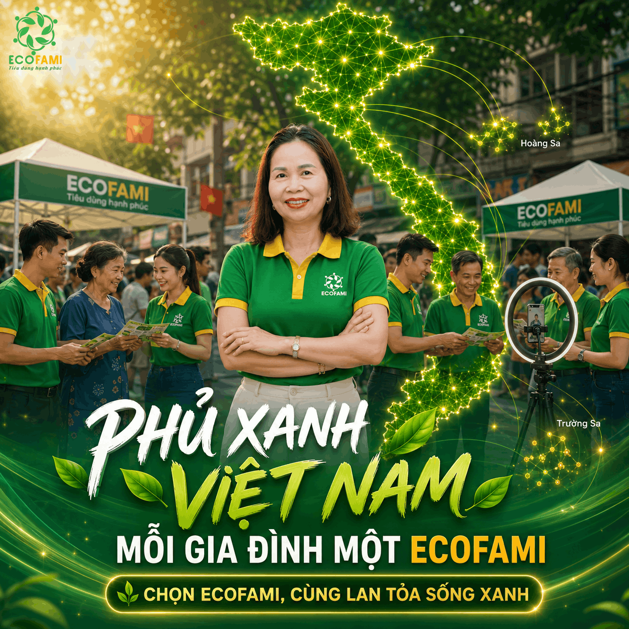 Áo Đồng Phục Ecofami: Mặc Mát, Form Chuẩn, Tiện Lợi Cho Mọi Hoạt Động