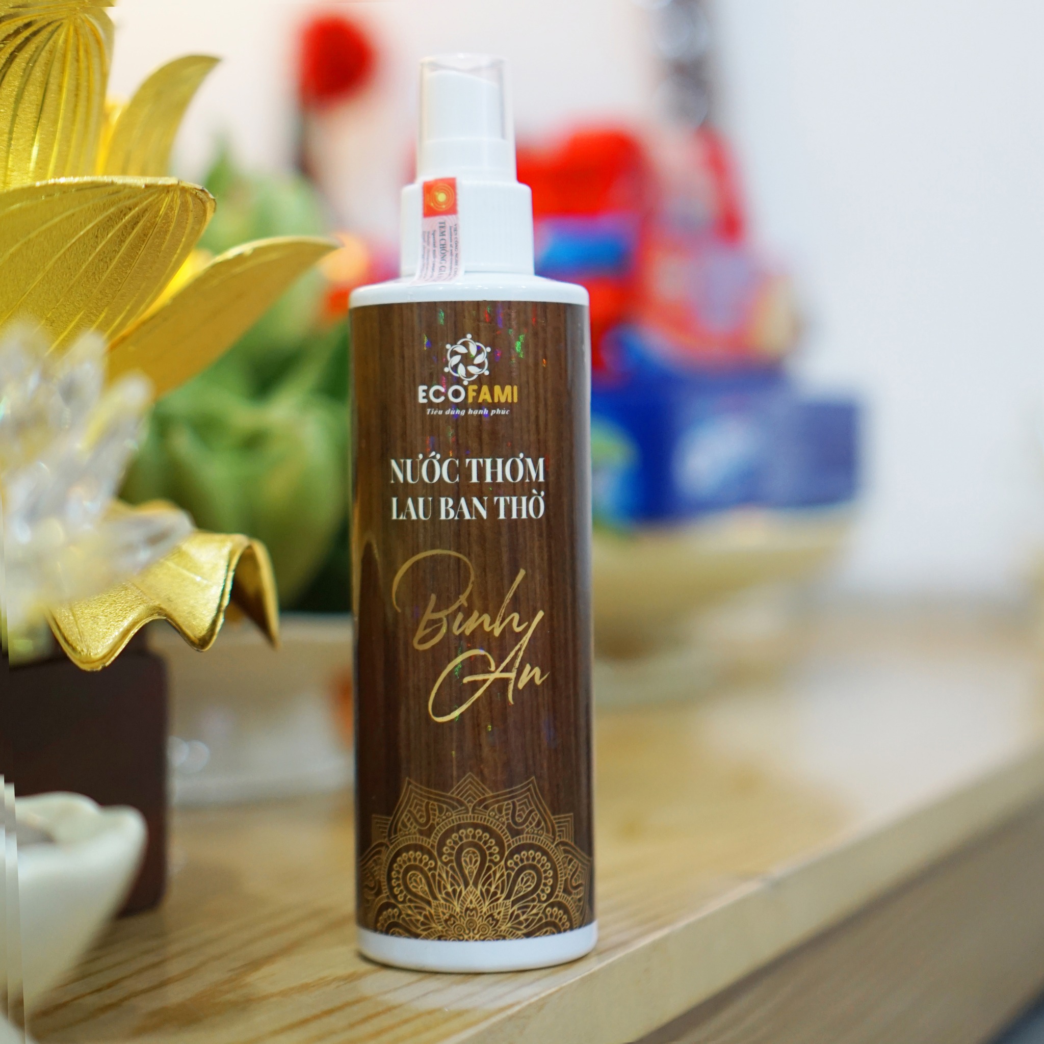 (Qùa tặng 6 tặng 1) Nước Lau Ban Thờ Bình An Ecofami 250gr – Giữ Gìn Không Gian Tâm Linh Trong Lành