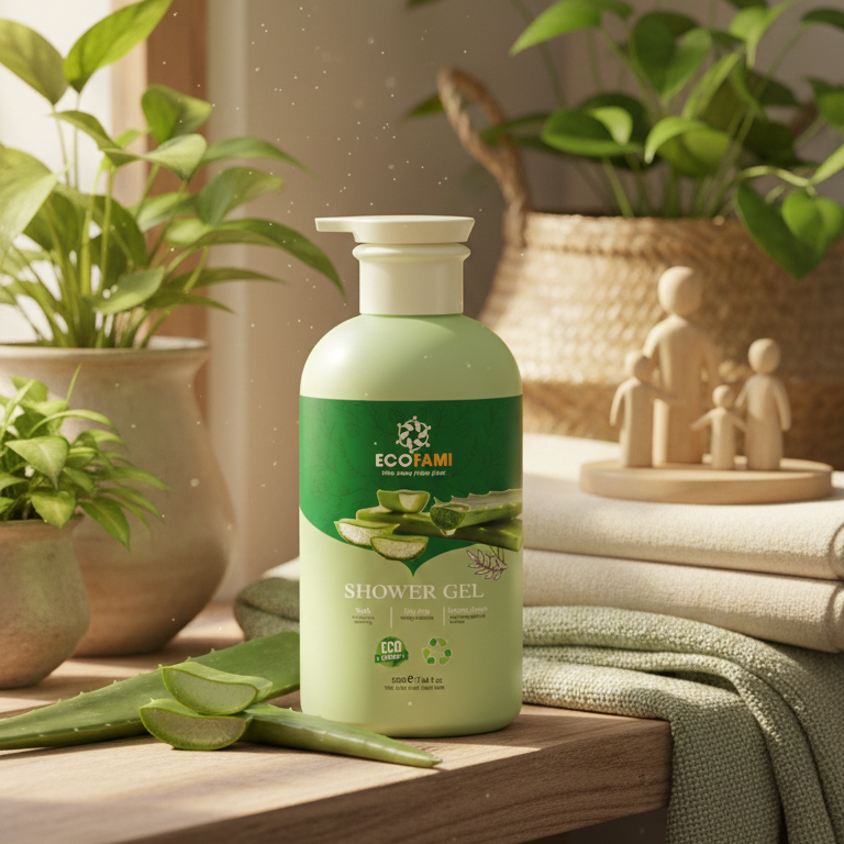 (Qùa tặng 6 tặng 1) Sữa Tắm Ecofami Shower Gel 500ml – Sạch dịu nhẹ, da khỏe mỗi ngày