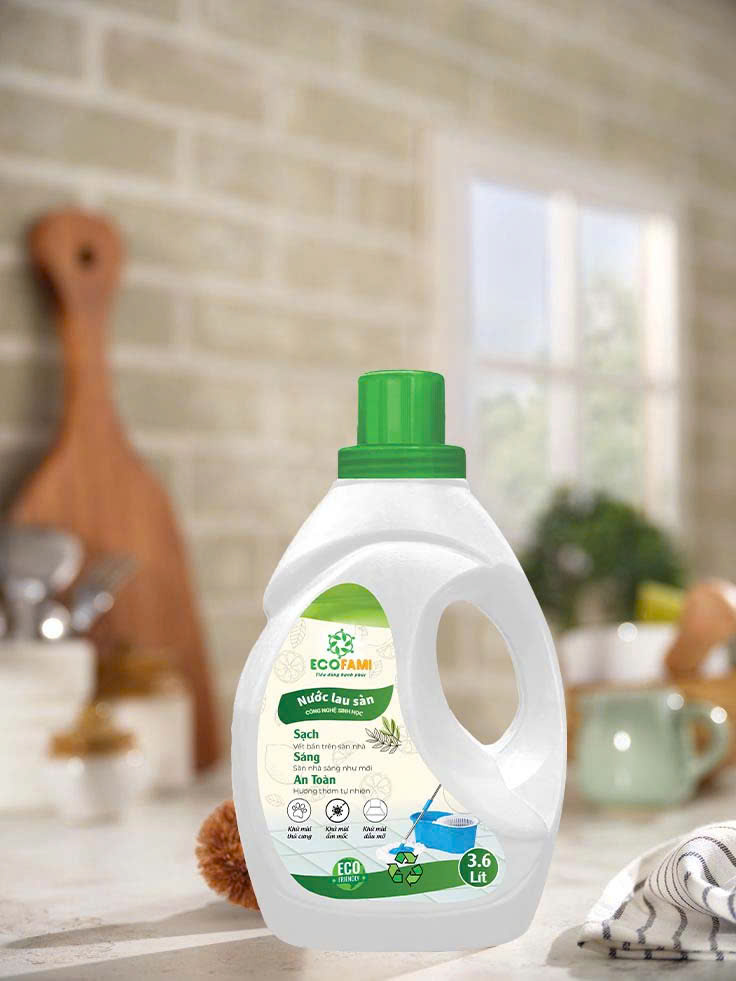 (Qùa tặng 6 tặng 1) Nước lau sàn Ecofami (3,6kg)