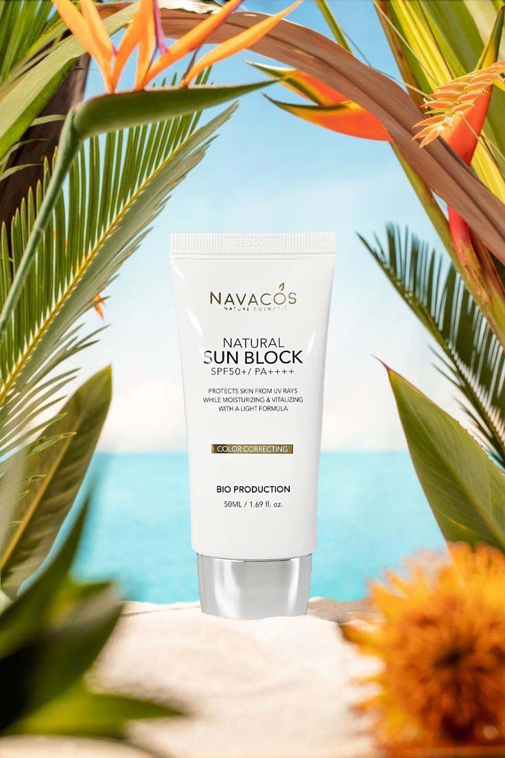 (Qùa tặng 6 tặng 1) Kem Chống Nắng Navacos - Nutural Sun Block (50ml)