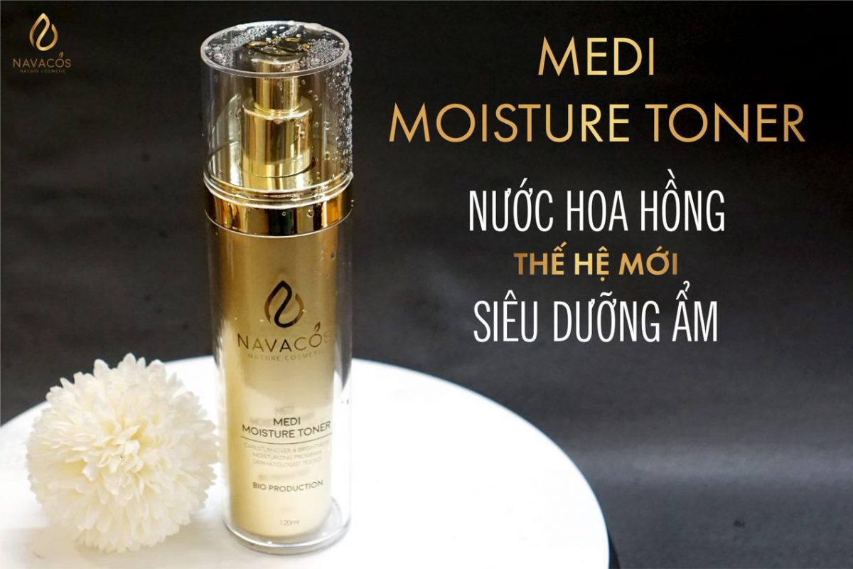 (Qùa tặng 6 tặng 1) Nước Hoa Hồng Navacos Medi Moisture Toner